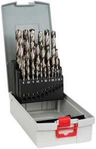 Bosch Professional 25pc. HSS-G ProBox Metal Drill Bit Set (for Steel, Ø 1-13 mm, Accessories Drill Driver and Drill Stand)