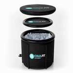 ColdFIT Ice Bath Tub for Cryotherapy Recovery, Stainless Steel, Easy Carry Design Durable 5-Layer Insulated Cold Plunge Pool (Pro, OnePerson)