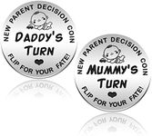 New Parent Decision Coin,Engraved S