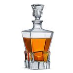 INOVIQUE Iceburg Crystal Liquor Decanter Bottle | 850ML | Set of 1 PC | Decanter for Whiskey, Wine, Bourbon and More