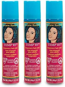 Jerome Russell Temp'ry Spray-on Green Hair Color, 2.2oz x 3 pack