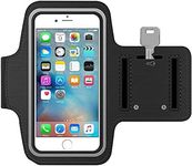 Sportband for iPhone 6 6S 7 4,7 Inch Armband Water Resistant Key Holder Soft Neoprene Reflective Strip for Low Light Conditions Dual Arm Slots