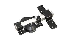 Haven Heritage ® 50mm Long Throw Gate Lock Single Locking Locking from one Side, gate Locks for Wooden Gates 5 Keys Stainless Steel