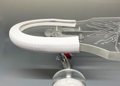 GHOST BOARDS Skateboard Deck Guards - Durable Skateboards Guard with Shock Absorption for Tricks - Skateboard Protector Keeps Deck Safe from Chips - Ride with A Skateboard's Tail Pad, 2 Pack (White)