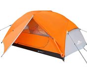 Forceatt Camping Tent 2 Person, 2 Doors Ventilation Double Layer Waterproof Lightweight Backpacking Tent with Carry Bag, 3-4 Seasons, Easy Set Up, Ideal for Camping, Hiking & Outdoor.