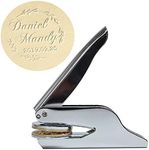 CTEB New Customize Design Your Own Custom Embosser Picture Logo Letter Personalized Official Book Seal Monogram Wedding Invitations Hand Embosser Great Gift Idea