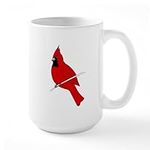 CafePress Red Cardinal Mugs 15 oz (