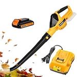 Cordless Leaf Blower for Dewalt 20V Max Battery Included 3.0Ah Battery and Charger 5-Level Speed Control Brushless Motor Leaf Blower 150MPH for Lawn Care Yard Cleaning