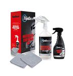 Top Gear - Waterless Car Wash Kit - Included In The Kit, 500ml Cockpit Shine, 1L Waterless Wash Wax & 2x Microfibre Cloth - Presented In Designed Gift Box