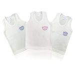 |Kids Journey| Kids Thermal Vest for Winter Pack of 3 (12-18 Months) White