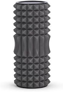 Wiselife Eco-Friendly Spikes Foam Roller | Premium Eva Foam | Light Weight & Travel-Friendly Foam Roller for Relieve Muscle Tightness, Soreness & Inflammation (Silver)