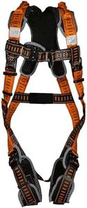 Malta Dynamics Razorback Elite Sternal D-Ring Safety Harness Fall Protection, Aluminum, Lightweight Full Body Harness, Quick Connect Buckles, Sewn-In Safety Belt - OSHA/ANSI Compliant (L-XL)