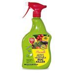 Provanto Ultimate Fruit and Vegetable Bug Killer, 1L - Fast Acting Bug Spray - 2 Weeks Protection for Fruit and Vegetable Plants - Contact Insecticide for Indoor & Outdoor Plants