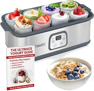 Ultimate Probiotic Yogurt Maker with TruTemp™ Adjustable Temperature & Time Control, Make Trillions of Live Probiotics for Gut Health, ULTIMATE LIFETIME WARRANTY, Wellness Gifts for Men & Women