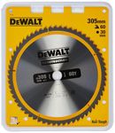 DEWALT DT1960-QZ Construction Circular Saw Blade Stationary - Fine Finish 305mm 60T