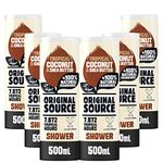 Original Source Coconut and Shea Butter Shower Gel, 100 Percent Natural Fragrance, Vegan, Cruelty Free, Paraben Free, Bulk Buy, Pack of 6 x 500 ml