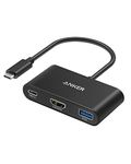 Anker USB C Hub, PowerExpand 3-in-1 USB C Hub, with 4K HDMI, 100W Power Delivery, USB 3.0 Data Port, for iPad Pro, MacBook Pro, MacBook Air, XPS, Note 20, Spectre, and More (Black)