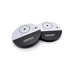 WER Doberman Security Slim Loud 100dB Alarm and Vibration Sensors-Modern & Ultra-Thin Design Compatible with Home, Office, Dorm Room or Even RVs (2-Pack)