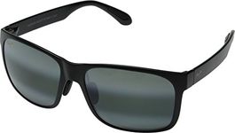 Maui Jim Men’s 432-2M Sunglasses, negro mate, 59/17/140