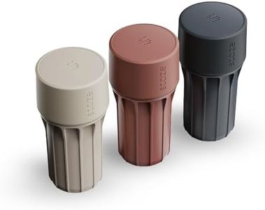 Staze Preserve Vacuum Sealed Storage Jars (148ml) | Herb Storage & Food Storage Container with Protection (Desert Trio)