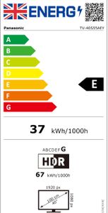 Panasonic 40" Smart TV – S55 Series LED Display