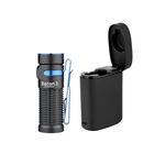 OLIGHT Baton 3 Premium Edition Pocket Torch 1200 Lumens LED Powerful Mini Torches LED Reachargeable Small Flashlight Compact EDC Pocket Lights, with Charging Box (Black)