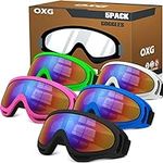 OXG 5 Pairs Motorcycle Goggles for 