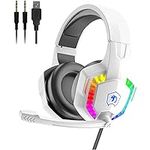 Wired Gaming Headset with Rainbow R