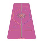 Liforme Printed Yoga Mat Collection – Free Yoga Bag, Patented Alignment System, Warrior-like Grip, Nonslip, Eco-friendly, Biodegradable, Sweat-resistant, Long, Wide and Thick for Comfort