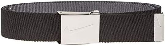 Nike Men's Stretch Web Belt, Black/Grey, One Size