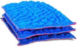 No Odor Scrub Pads (3PK) - Best Alternative to Kitchen Sponges and Scrubbers - Ecofriendly Reusable Sponge & Scrubber for Cleaning Dishes - All Purpose Scrubbing Pads - Dishwashing, Camping