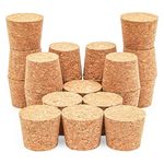 Juvale 20 Pack Size 16 Large Tapered Corks for Crafts, DIY Art Projects, Stoppers for Wine, Beer Bottles (1.34 x 1 x 1.1 In)