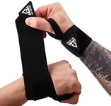 PULLUP & DIP Wrist Wraps, Professional Wrist Support for Weightlifting, Calisthenics, Bodybuilding & Strength Training, Stabilizing & Protective for Women & Men (Pullup & Dip Branding)