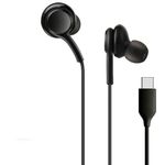 SHOPONE Earphones BT AG for Sam-Sung Galaxy A54/ A 54 Earphone Original Like Wired Stereo Deep Bass Head Hands-Free Headset D Earbud Calling inbuilt with Mic,Hands-Free Call/Music (AG, CQ1,BLK)