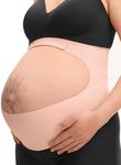 momcozy Pregnancy Belly Band, Oyster Pink, O-Shape