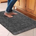 KMAT Kitchen Mat Cushioned Anti-Fatigue Floor Mat Waterproof Non-Slip Standing Mat Ergonomic Comfort Floor Mat Rug for Home,Office,Sink,Laundry,Desk 20"(W) x 30"(L),Grey