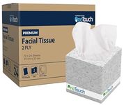 2ply Boxes Tissue Facial Tissue White Soft and Ideal for sensitive skin, cleaning Sensitive Skin Office Tissue Boxes (10)