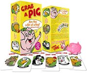 Grab a Pig Card Game - A Fun Family Game for 3 to 6 Players Aged From 6 to 96.