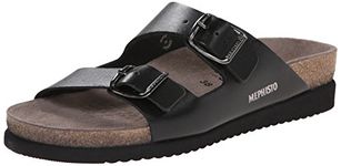 Mephisto Women's Harmony Sandal, Black Waxy, 7 M US