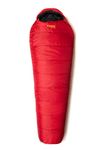 Snugpak The Sleeping Bag WGTE with Isofibre Insulation - Cold Weather Rated, Lightweight, Compact Mummy Sleeping Bag with Compression Sack for Camping, Hiking - Drawcord Hood & Dual-Zip (Ruby Red)