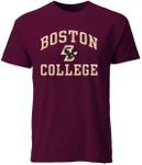 Barnesmith Boston College BC Eagles Short-Sleeve T-Shirt, Spirit, Maroon, Small