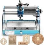 Genmitsu 3018-PROVer V2 CNC Milling Machine, Desktop CNC for Beginner with Limit Switches & Emergency-Stop, Upgraded Z Axis Aluminum Spoilboard, Working Area 284 x 180 x 40mm (11.2 x 7.1 x 1.6 inches)