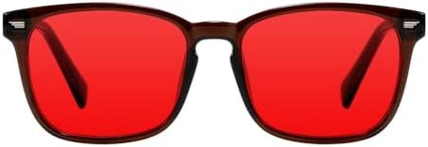 TIJN Blue Light Blocking Glasses for Women Men Premuim Frame Square Nerd Eyeglasses Anti Blue Ray Computer Screen Glasses