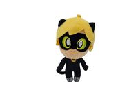 BANDAI Miraculous Chibi Cat Noir Plush Toy From Miraculous Tales Of Ladybug And Cat Noir | 15cm Cat Noir Soft Toy | Super Soft And Cuddly Miraculous Toys Bring Their Favourite TV Show To Life