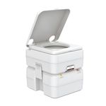 SEAFLO 5.3 Gal Multifunctional Portable Toilet | Large Capacity for Camping, RV, Boats, and More