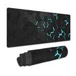 Gaming Mouse Pad, Blue Honeycomb Sc