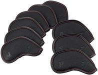 Craftsman Golf 9pcs/Set Black Golf Club Iron Headcovers Set for Ping Callaway Mizuno Taylomade Etc.