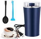 IOIZ Coffee Grinder and Spice Grinder, One Touch Coffee Grinder Electric with Heavy-Duty Stainless Steel Blades, 300-watt Powerful Grinder for Dry Spices, Coffee Beans, Nuts, Herbs, Grains (Blue)