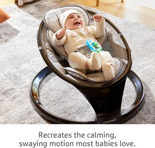 Munchkin Electric Baby Swing – Black, Soothing Motion Seat