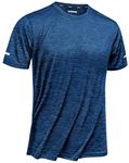 TACVASEN Mens T Shirts Mens Dry Fit T Shirts Mens Gym Shirts Fitness Shirts Men Workout T Shirts Men Running Top Men T Shirts for Man Blue,2XL